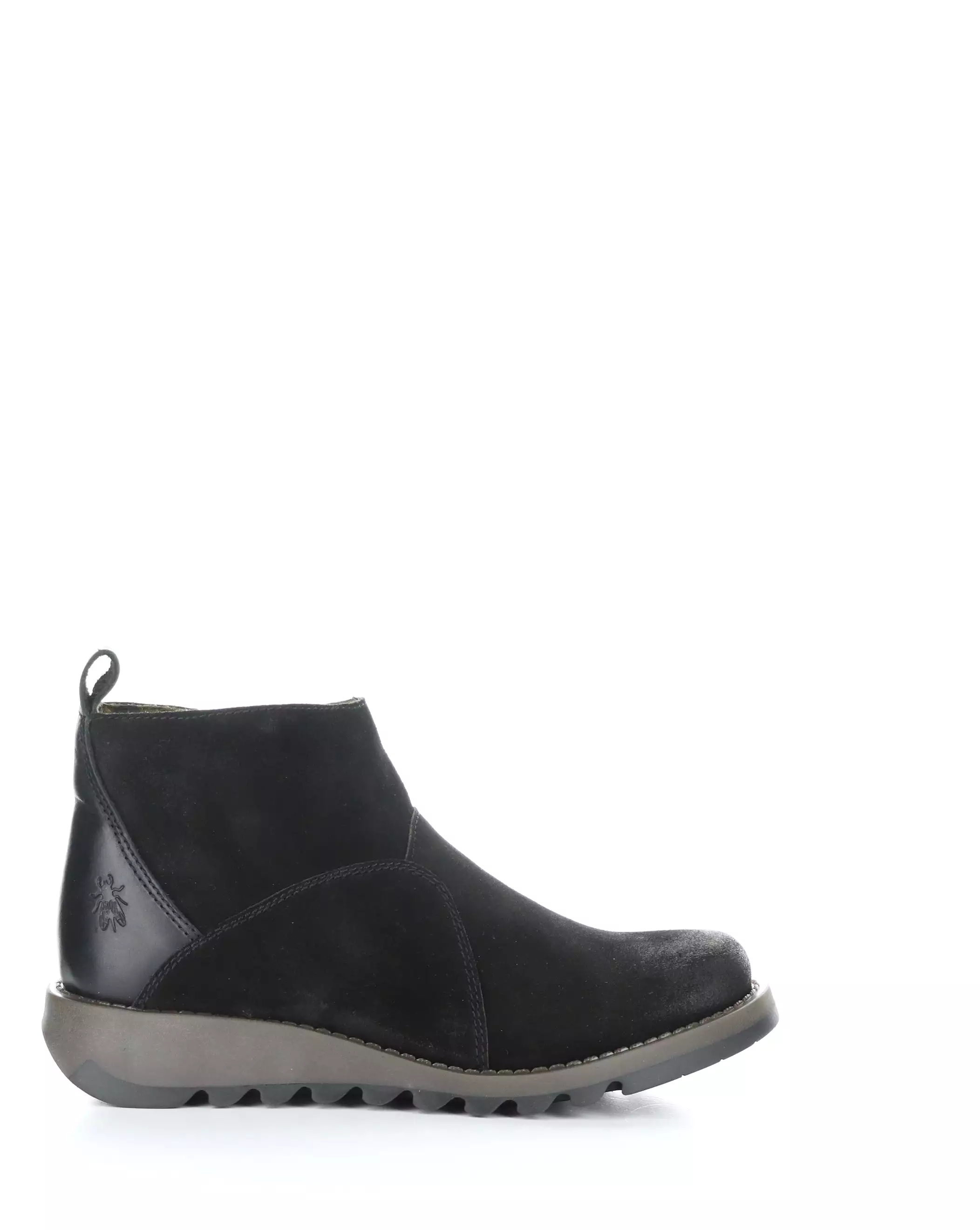 SELY918FLY 004 BLACK Round Toe Boots