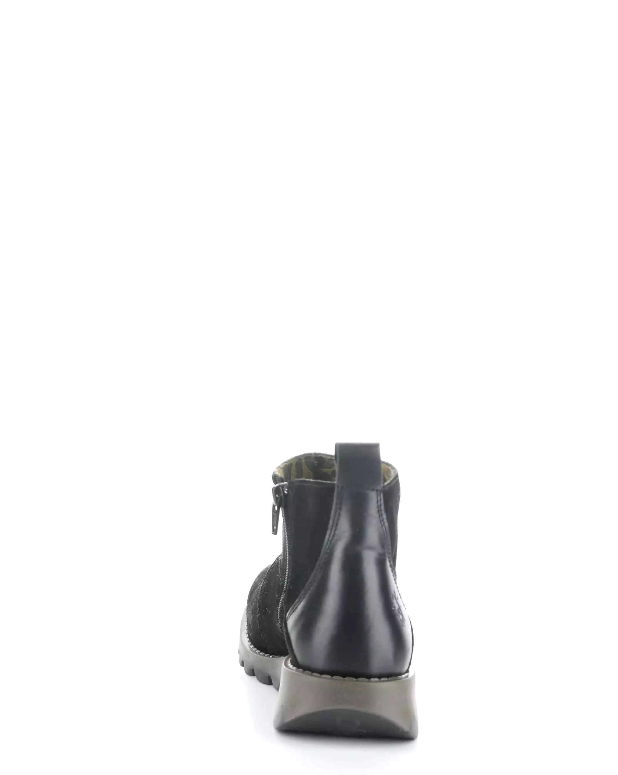 SELY918FLY 004 BLACK Round Toe Boots