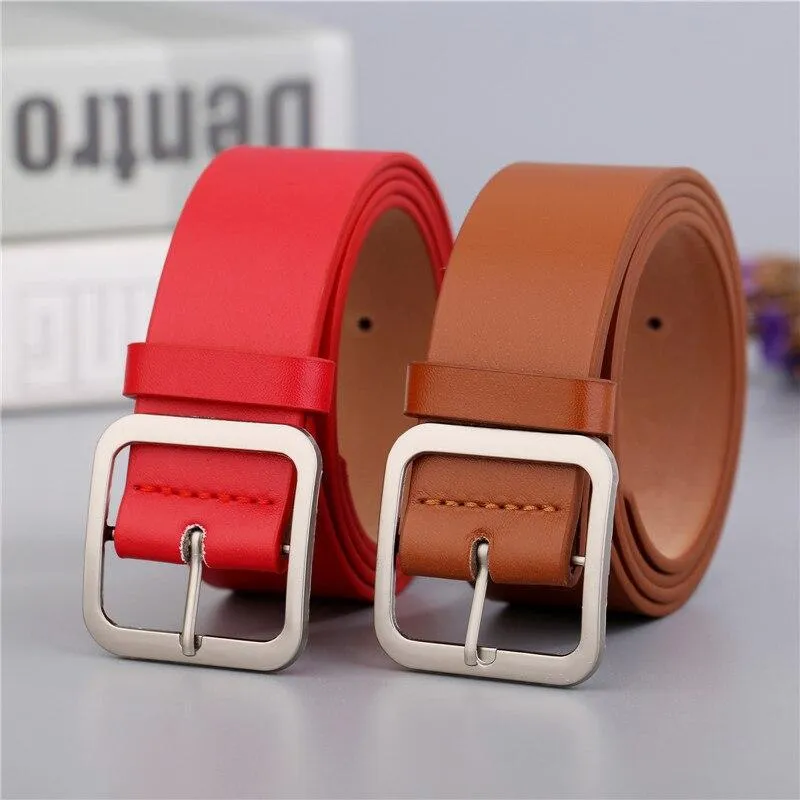 Simple Elegant Wild Retro Student Ladies Japanese Pin Buckle Belts