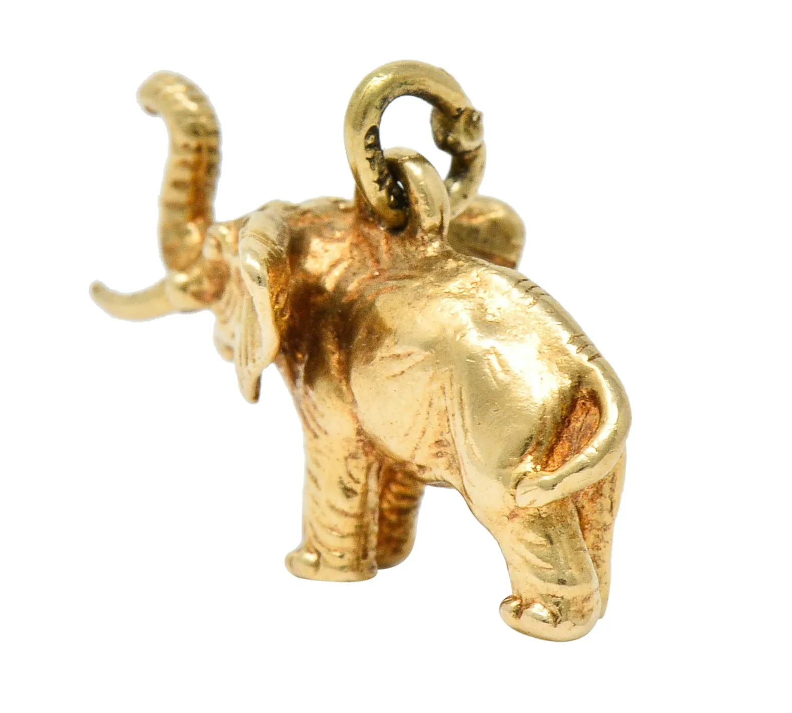 Sloan & Co. Retro 14 Karat Gold Elephant Charm