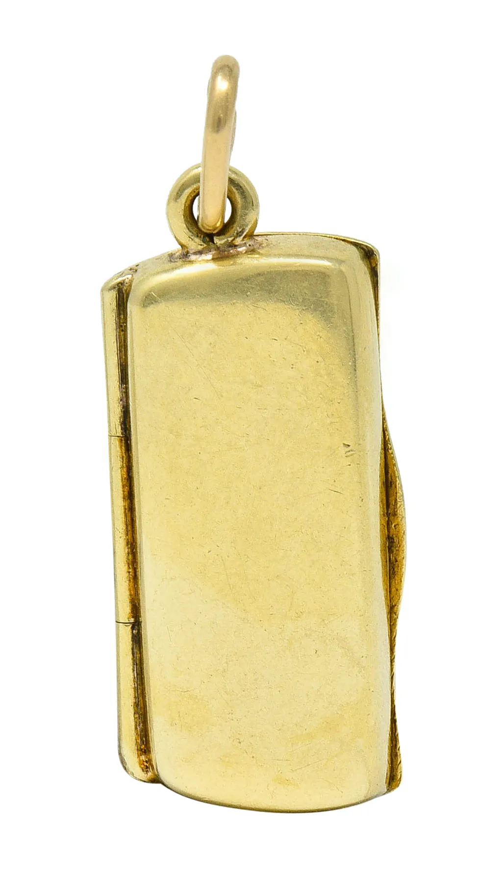 Sloan & Co. Retro 14 Karat Gold Love Is Blind Charm