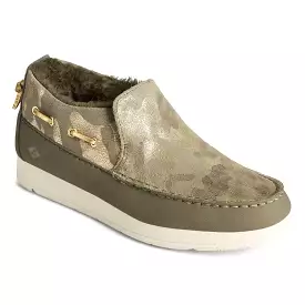 Sperry Women's Moc-Sider Metallic Camo - Olive