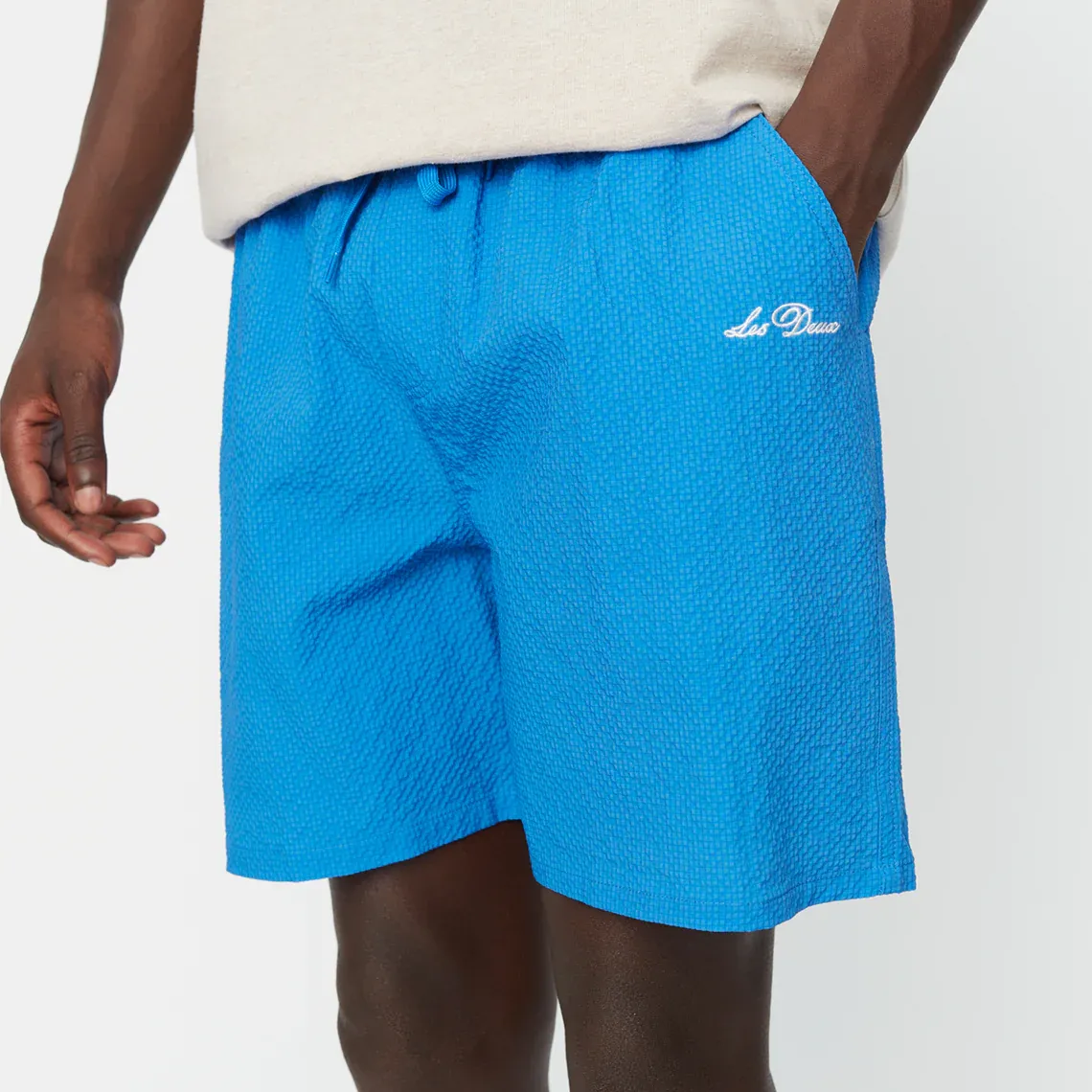 Stan Seersucker Swim Shorts 2.0 (Palace Blue)