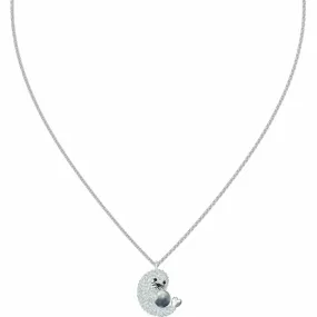 Swarovski Crystal POLAR SEAL PENDANT, Rhodium Plated -5491551