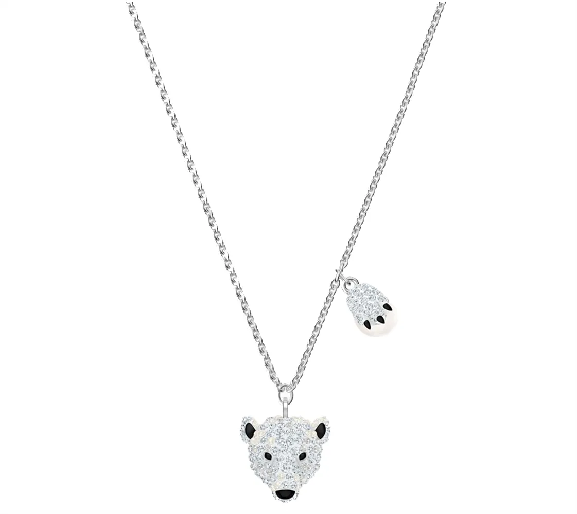 Swarovski Jewelry POLAR BESTIARY PENDANT, Small, Rhodium -5499633