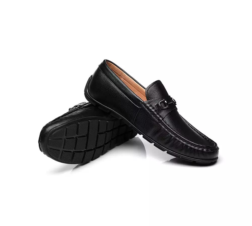 TARRAMARRA Leather Black Loafers Men Colin