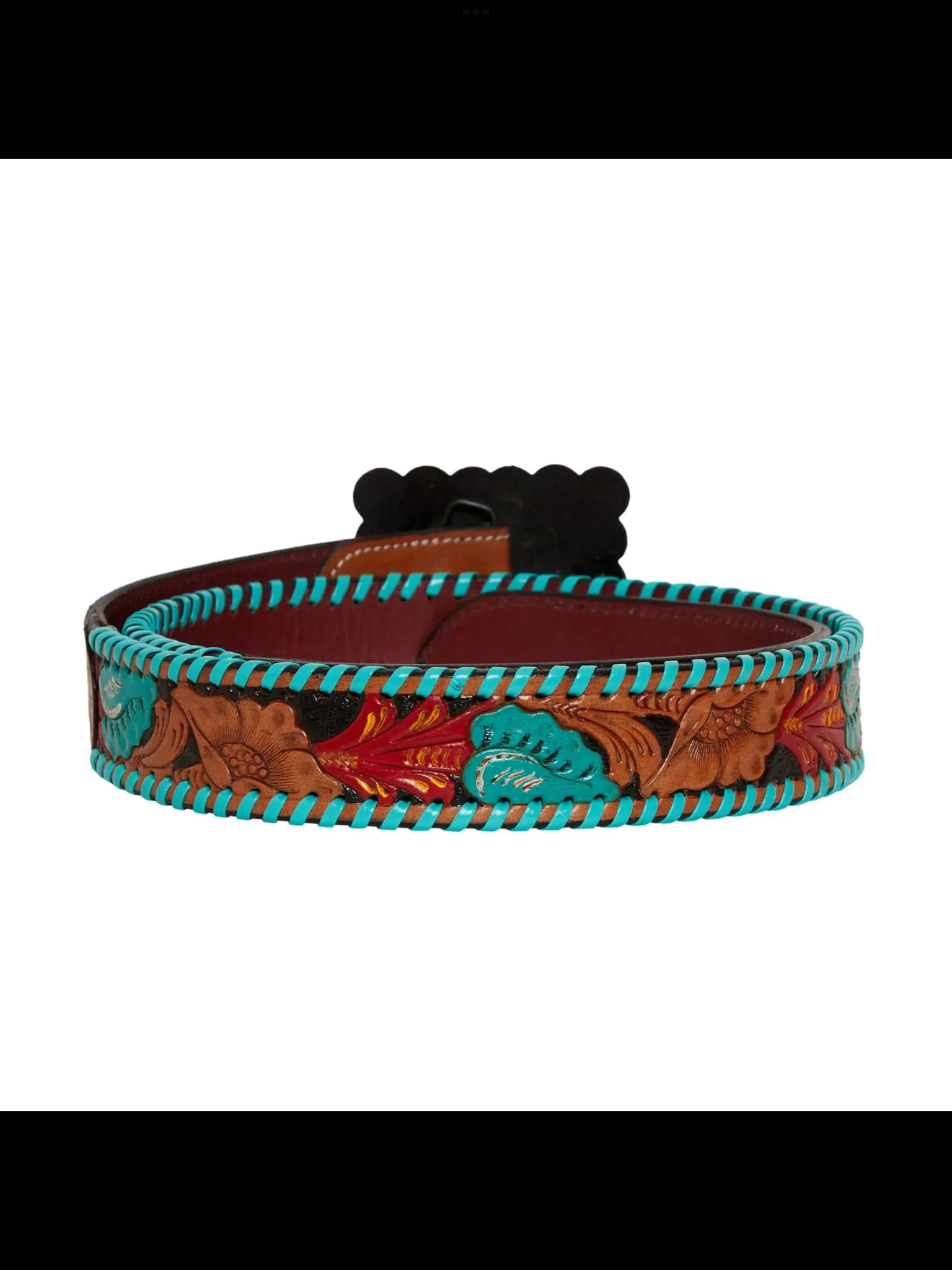 The Freestone Tooled Leather Belt