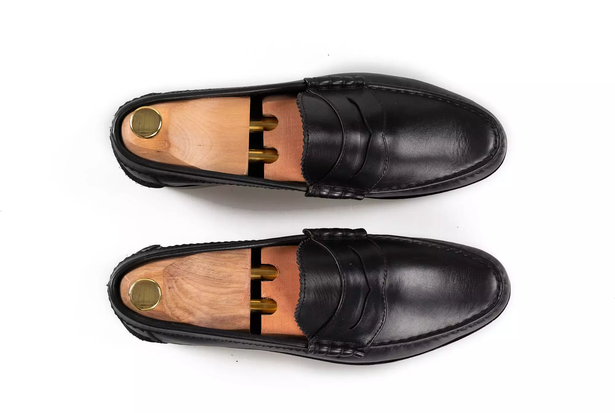 The Grand Penny Loafers - Black Noir