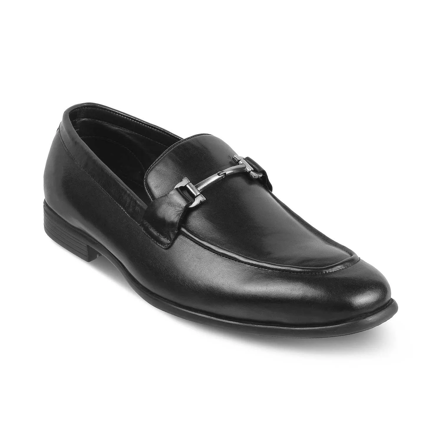 The Yobaa Black Men's Leather Loafers Tresmode