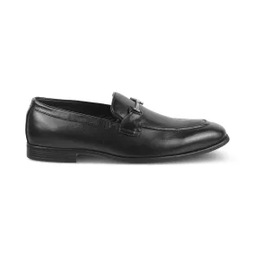 The Yobaa Black Men's Leather Loafers Tresmode