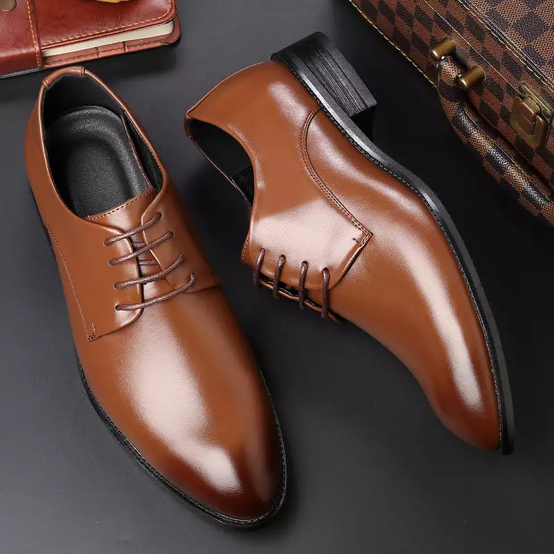 Tiosebon Men's Dress Shoes Leather Oxford Shoes