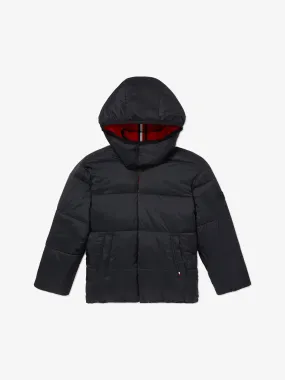 Tommy Puffer Jacket (Kids) - Black