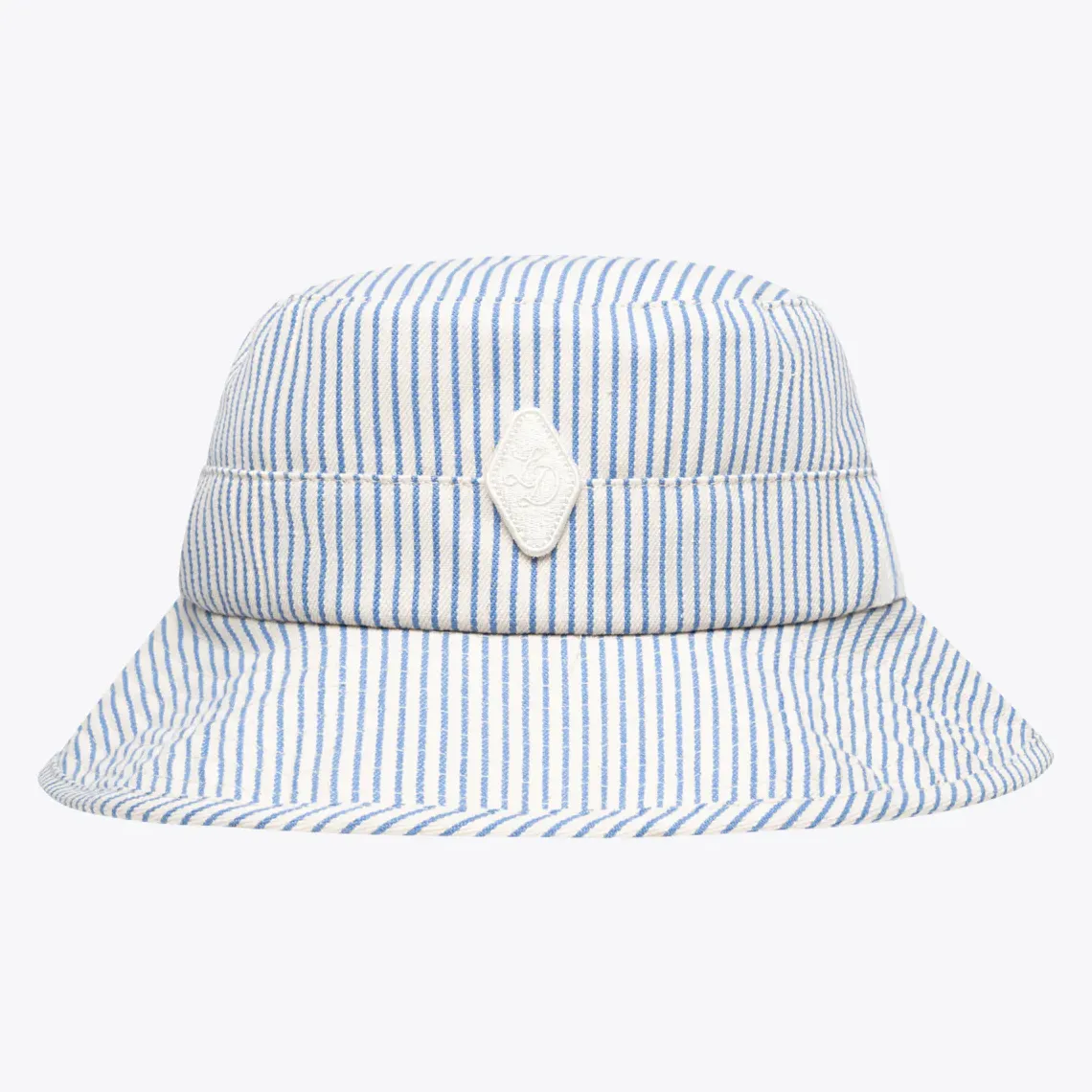 Twill Fisherman's Hat (Ivory + Palace Blue)