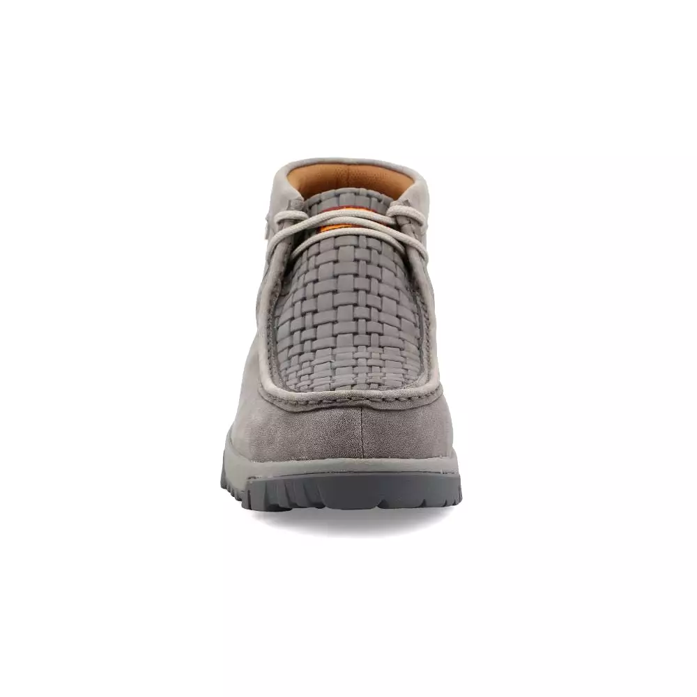 'Twisted X' Men's Chukka Driving Moc EH Comp Toe - Grey / Grey