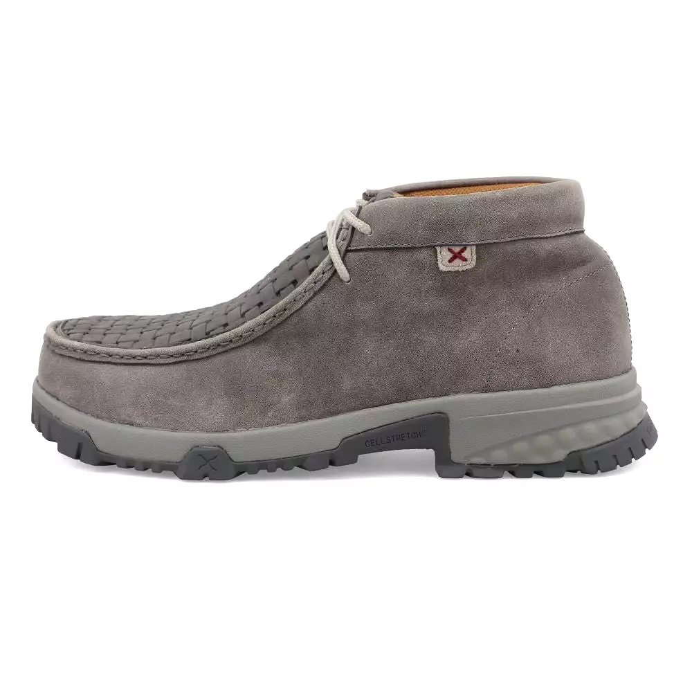 'Twisted X' Men's Chukka Driving Moc EH Comp Toe - Grey / Grey