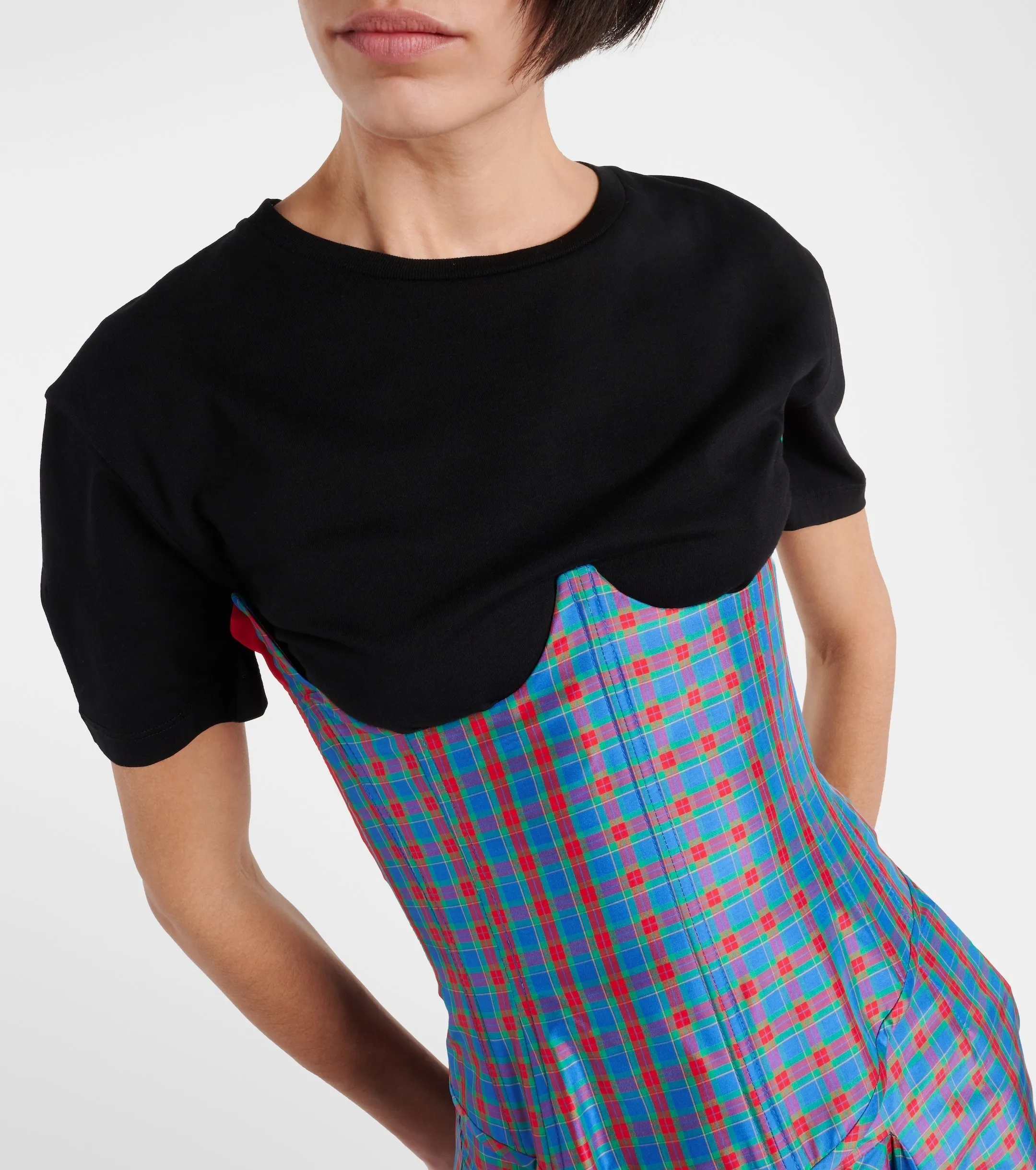 Vivienne Westwood  |Gingham Glen Patterns Tartan Other Plaid Patterns Silk