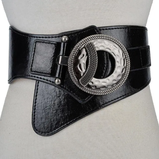 Wide Waist Elastic Stretch Belt girdlestrap belt