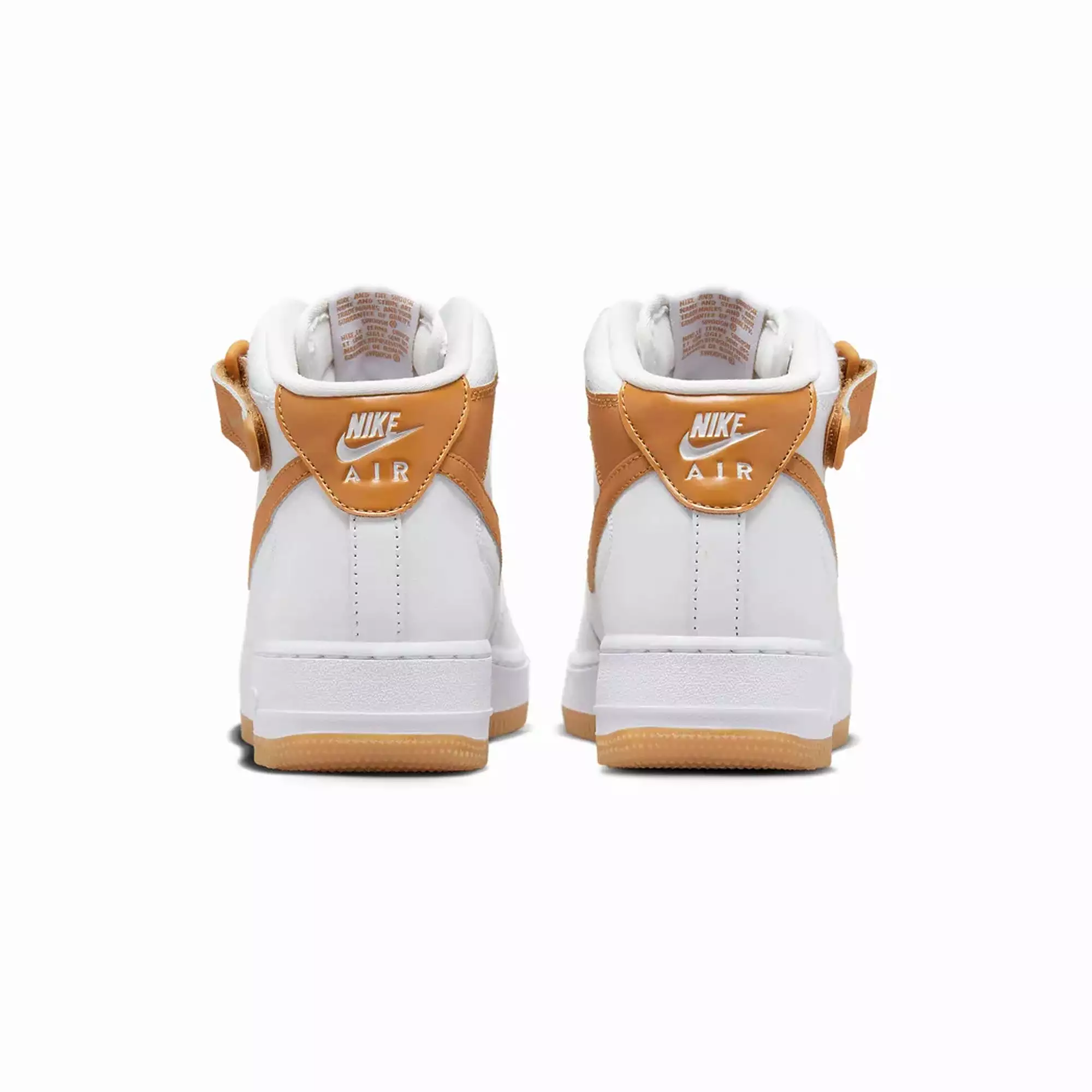 WMN'S AIR FORCE 1 '07 MID 'SUMMIT WHITE/DESERT OCHRE-SUMMIT WHITE'