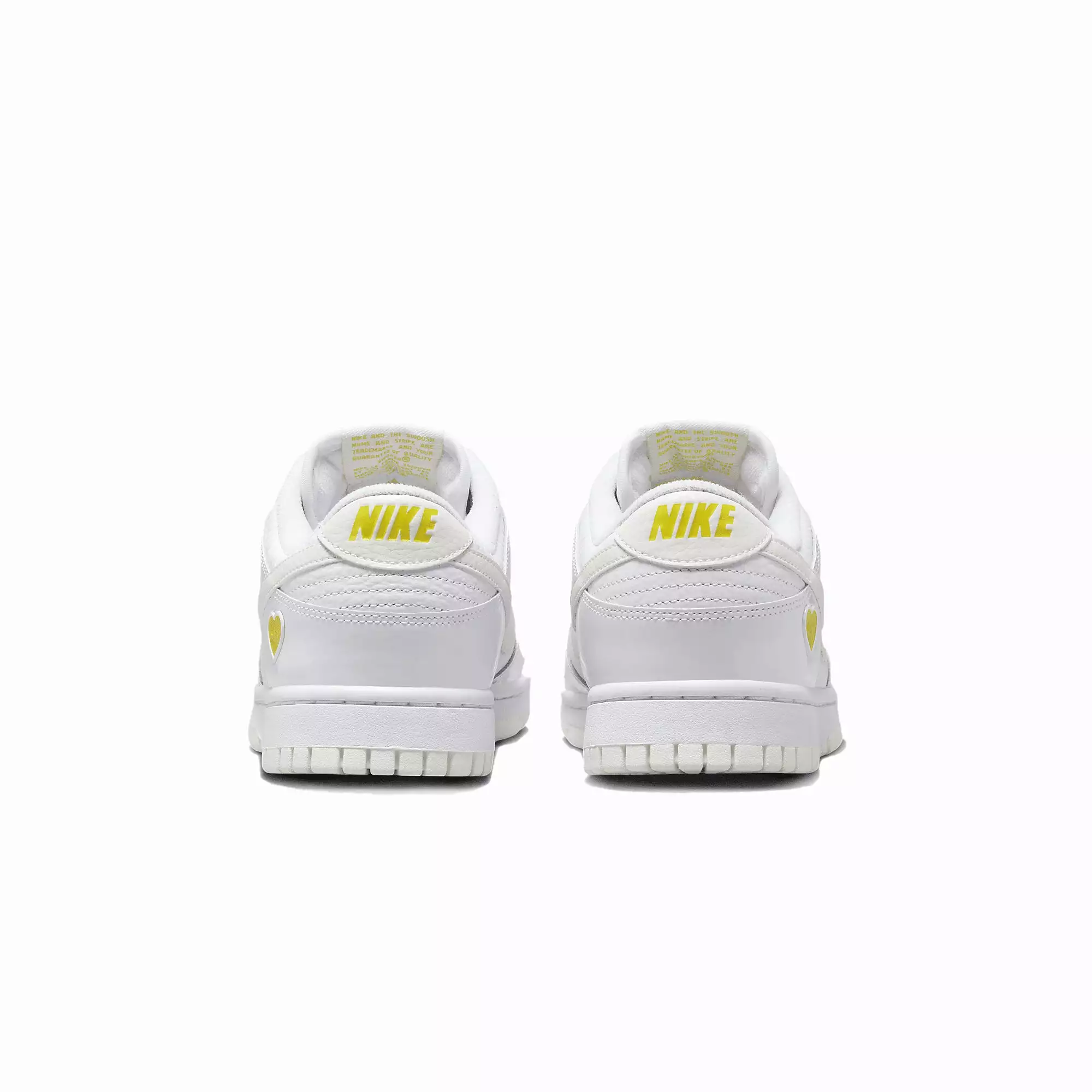 WMN'S DUNK LOW 'WHITE/SAIL-OPTI YELLOW'