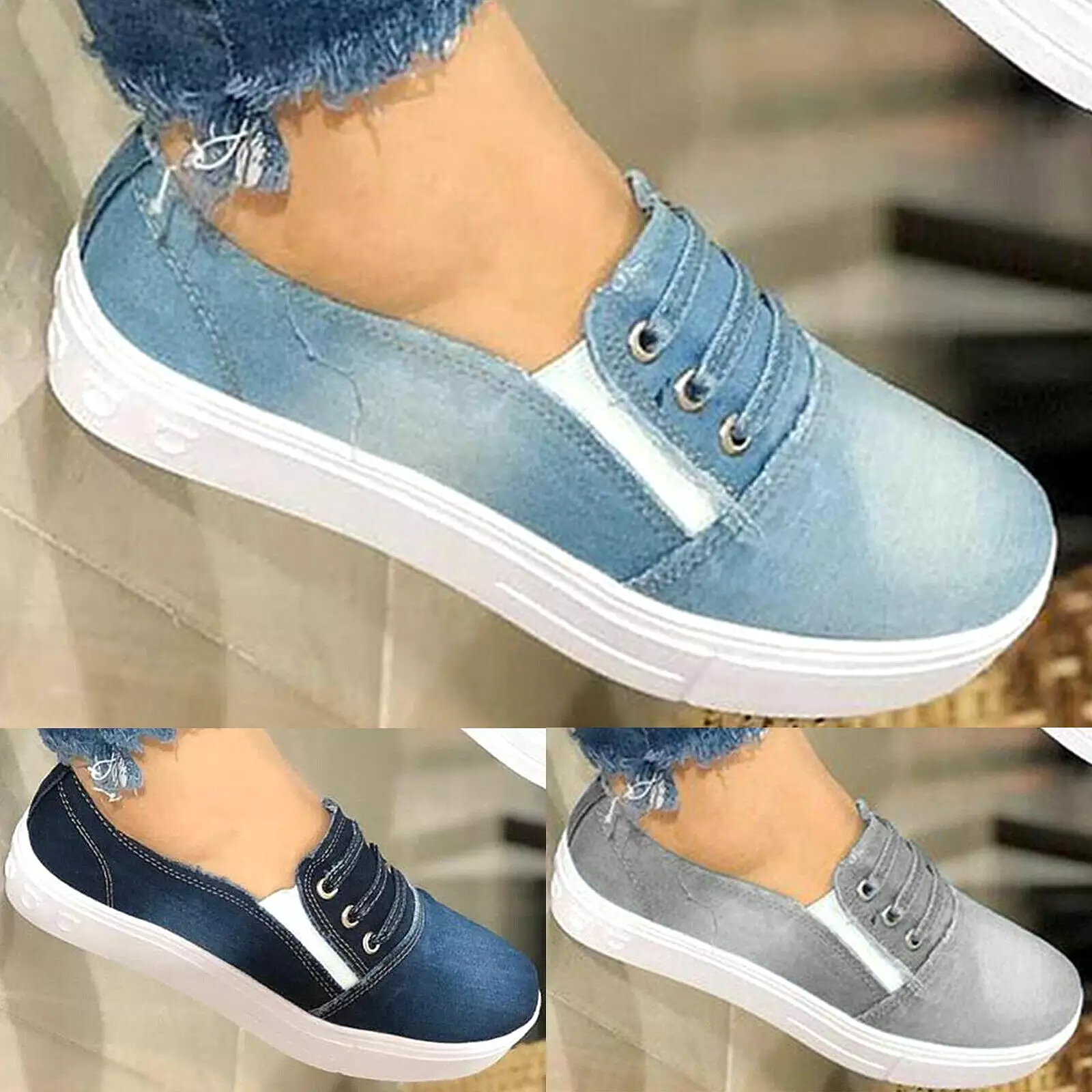 WoMen Flats Shoes Slip On Shoes Casual Sneakers Shoes Loafers