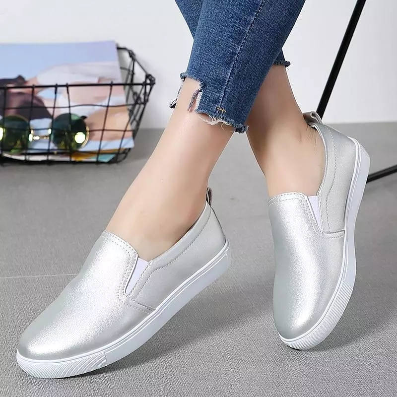 Women Spring Leather Shoes