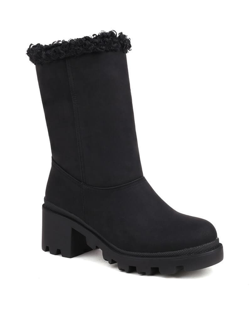 Women's Fashion Fleece Thermal Ankle Boots