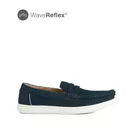 Yves Penny Men's Shoes - Navy Nubuck